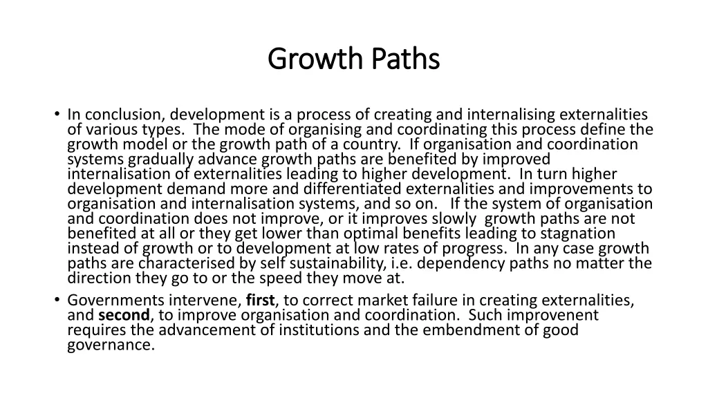 growth paths growth paths
