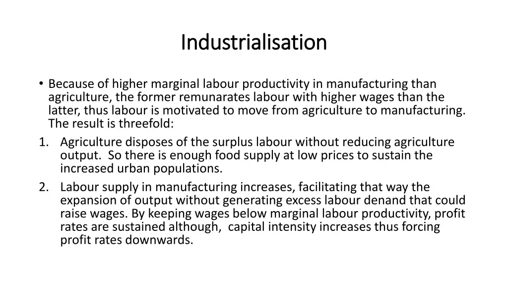 industrialisation industrialisation