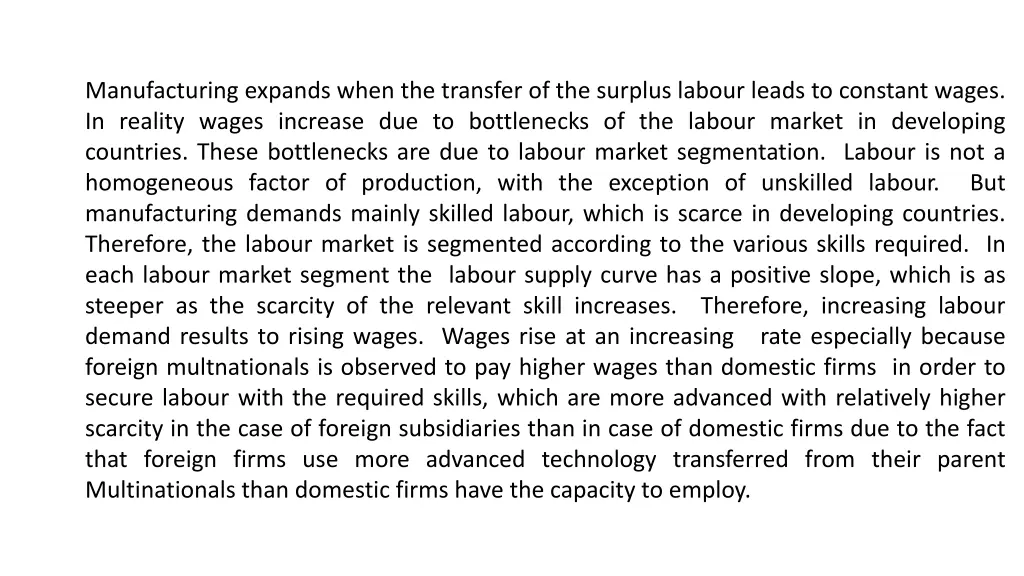 manufacturing expands when the transfer