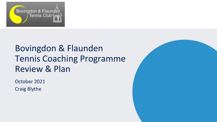 bovingdon flaunden tennis coaching programme