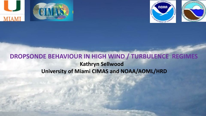 dropsonde behaviour in high wind turbulence