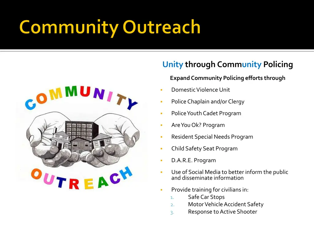 unitythrough communitypolicing