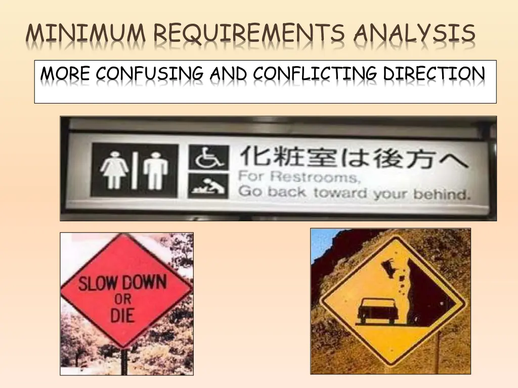 minimum requirements analysis 2