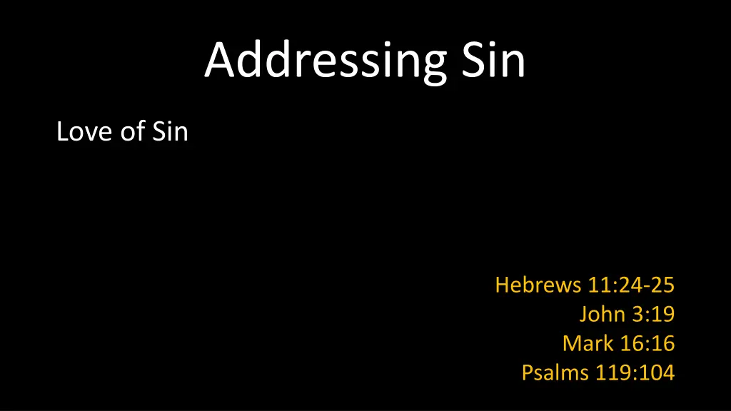 addressing sin 2