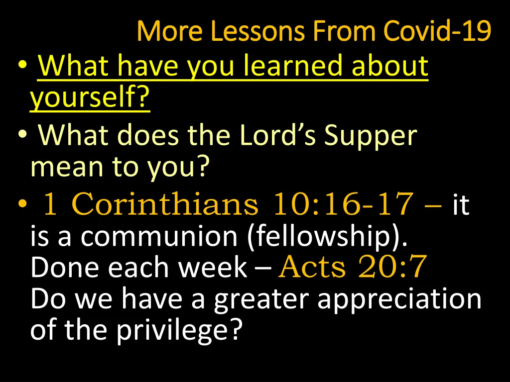 more lessons from covid more lessons from covid 16