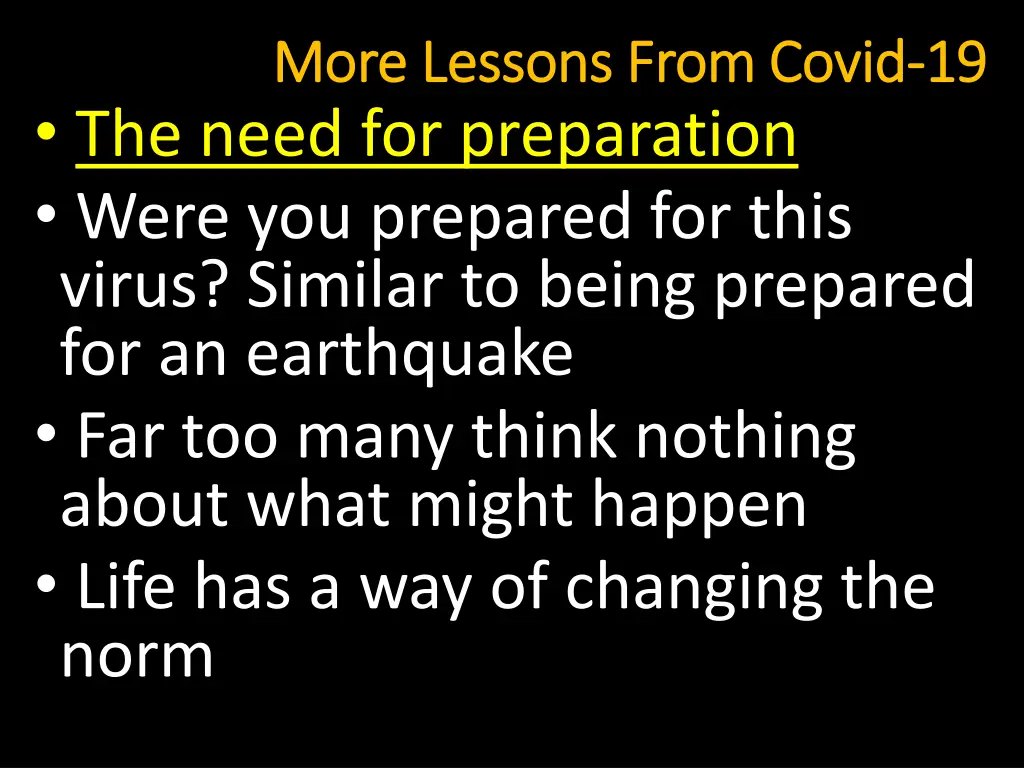 more lessons from covid more lessons from covid 4