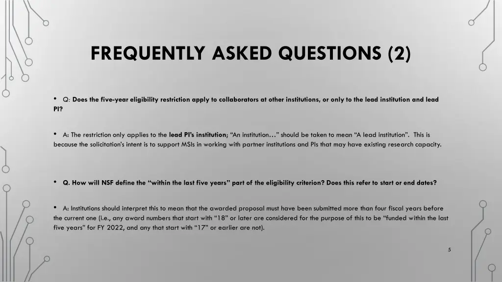 frequently asked questions 2
