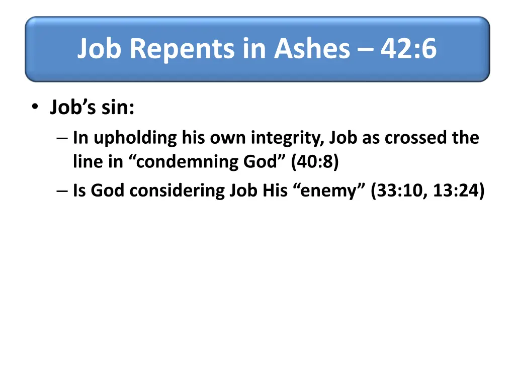 job repents in ashes 42 6 1