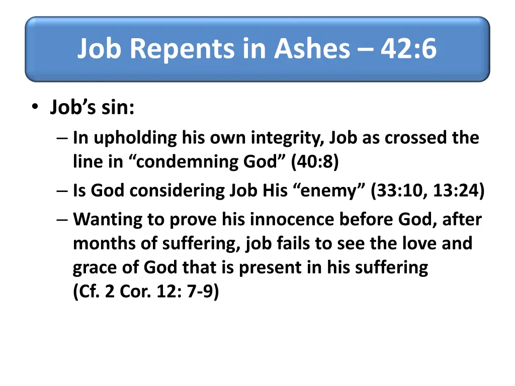 job repents in ashes 42 6 2