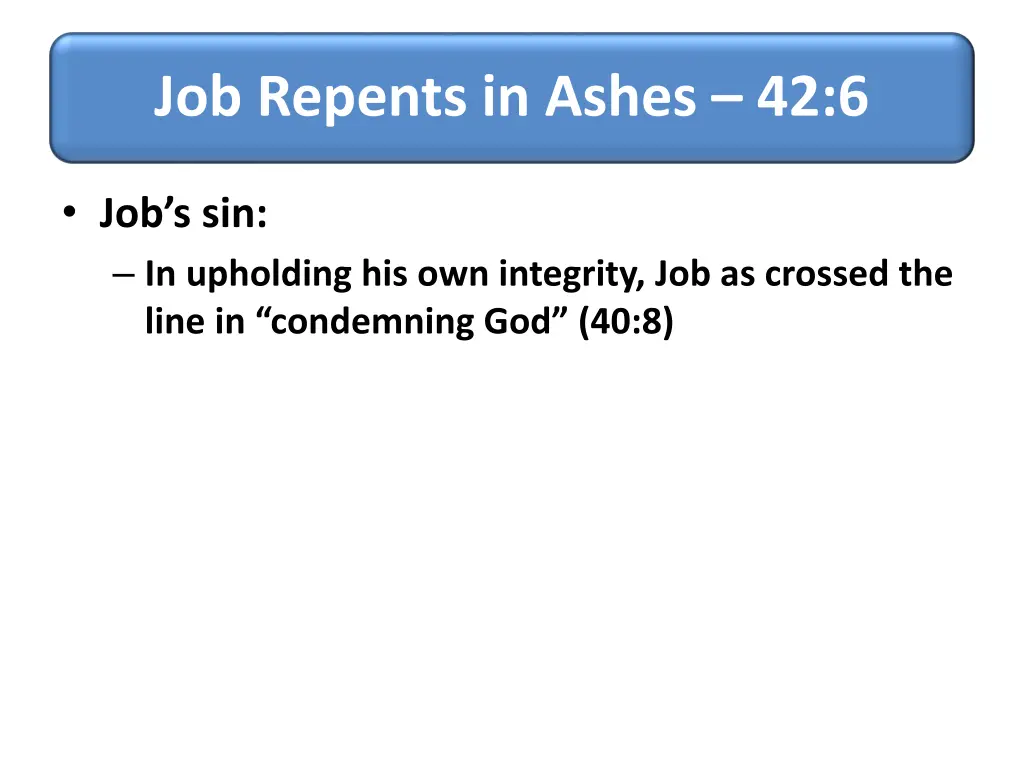 job repents in ashes 42 6