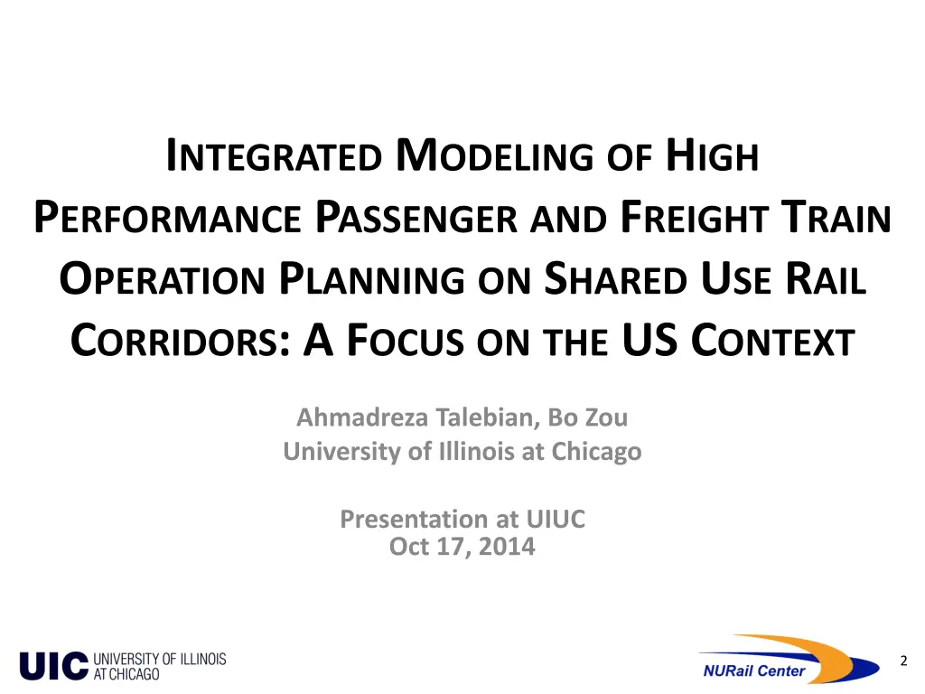 i ntegrated m odeling of h igh p erformance