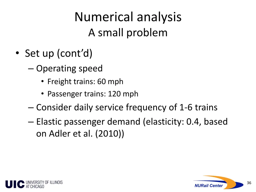 numerical analysis a small problem 1