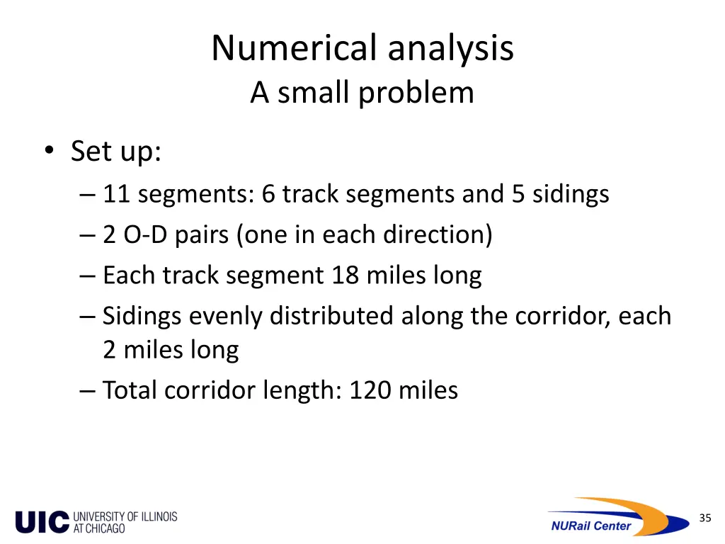 numerical analysis a small problem