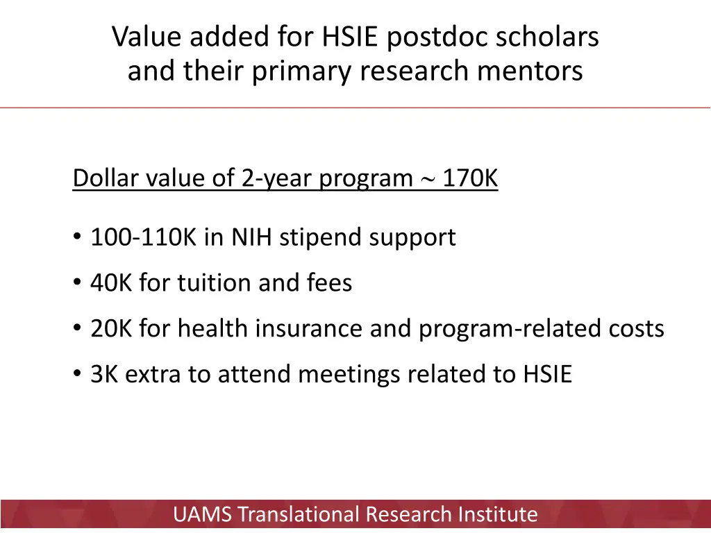 value added for hsie postdoc scholars and their