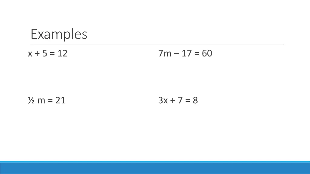 examples