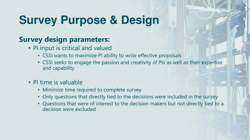 survey purpose design 2