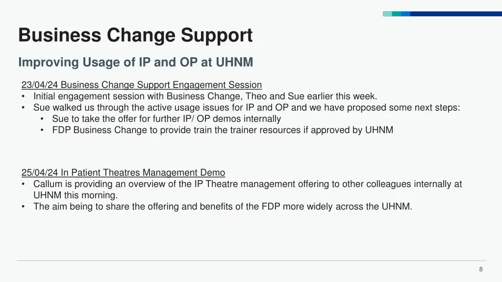 business change support