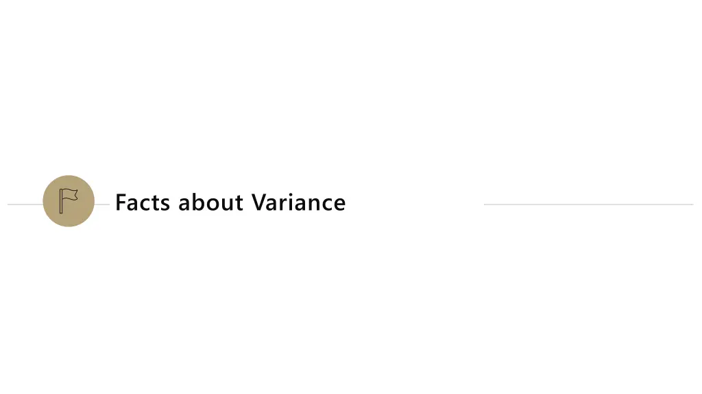 facts about variance