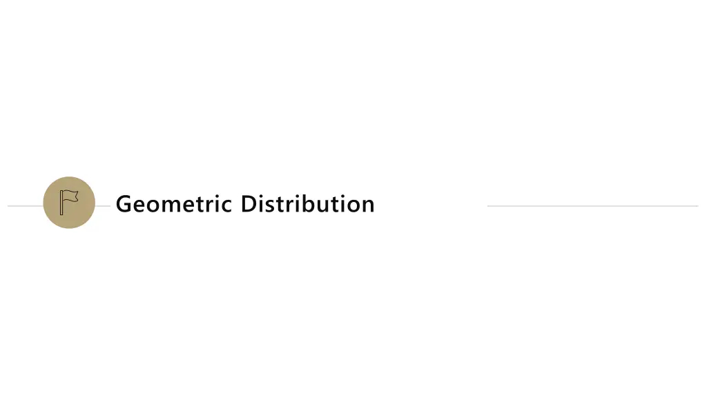 geometric distribution