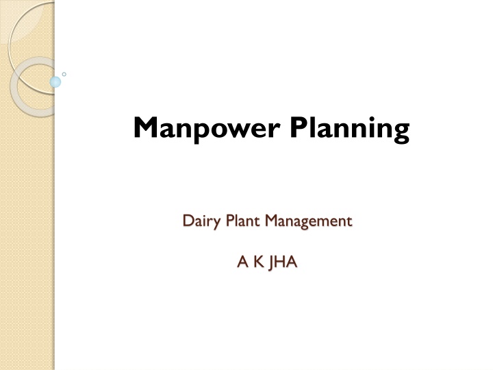 manpower planning