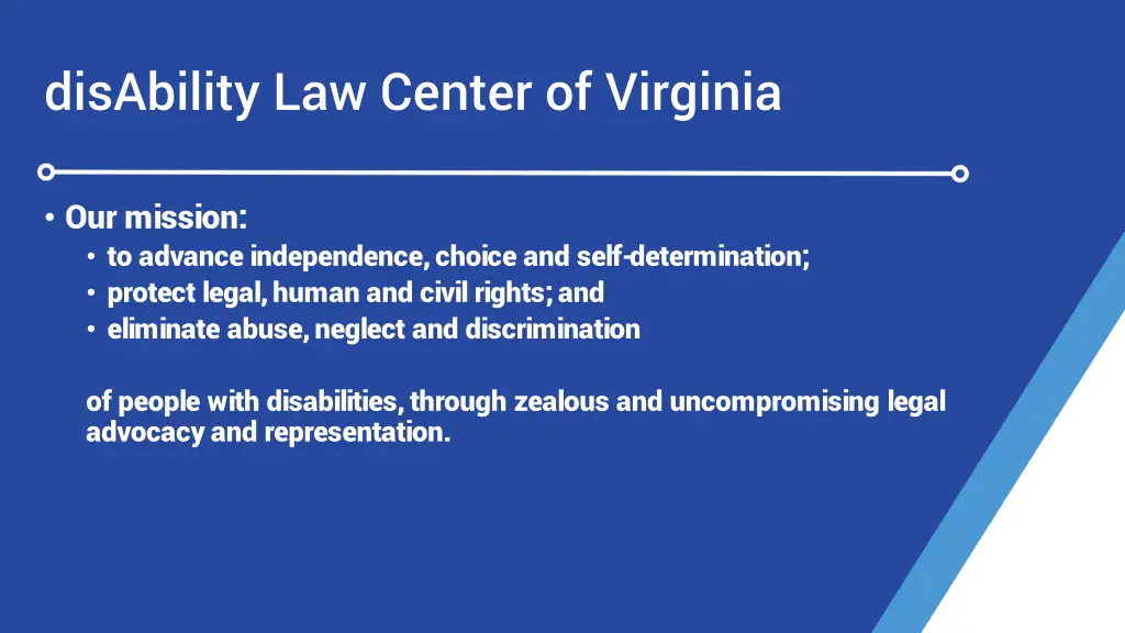 disability law center of virginia