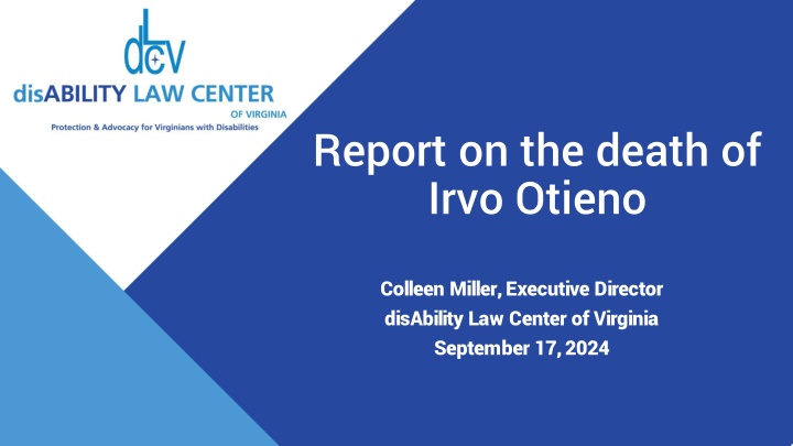 report on the death of irvo otieno