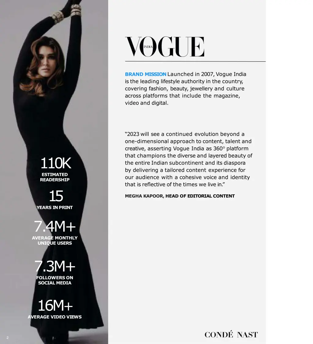 brand mission launched in 2007 vogue india