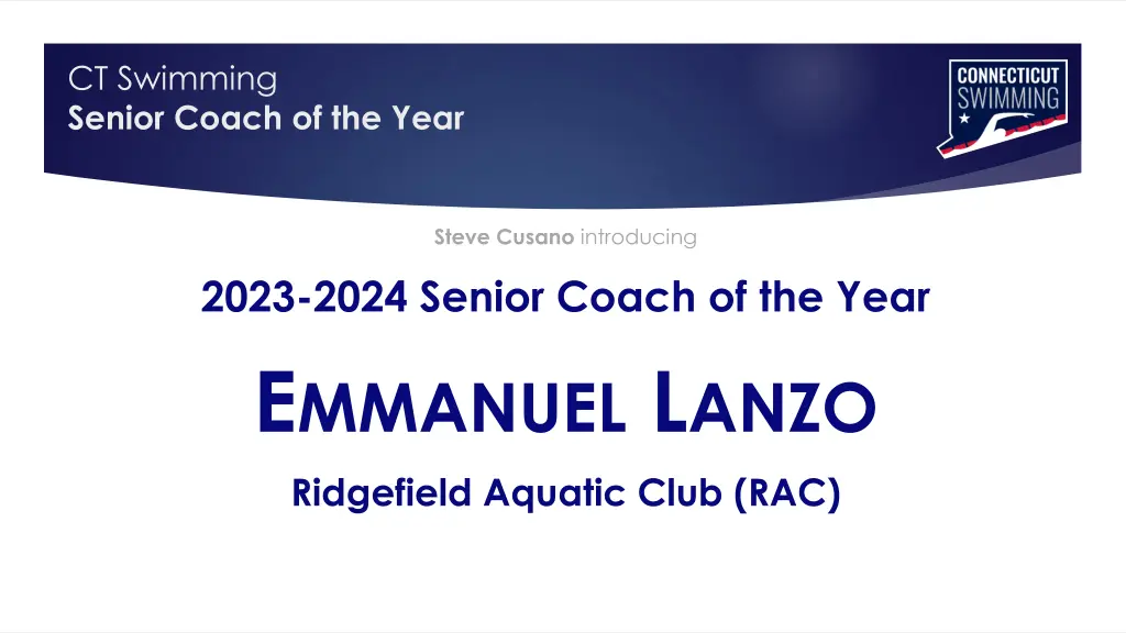 ct swimming senior coach of the year