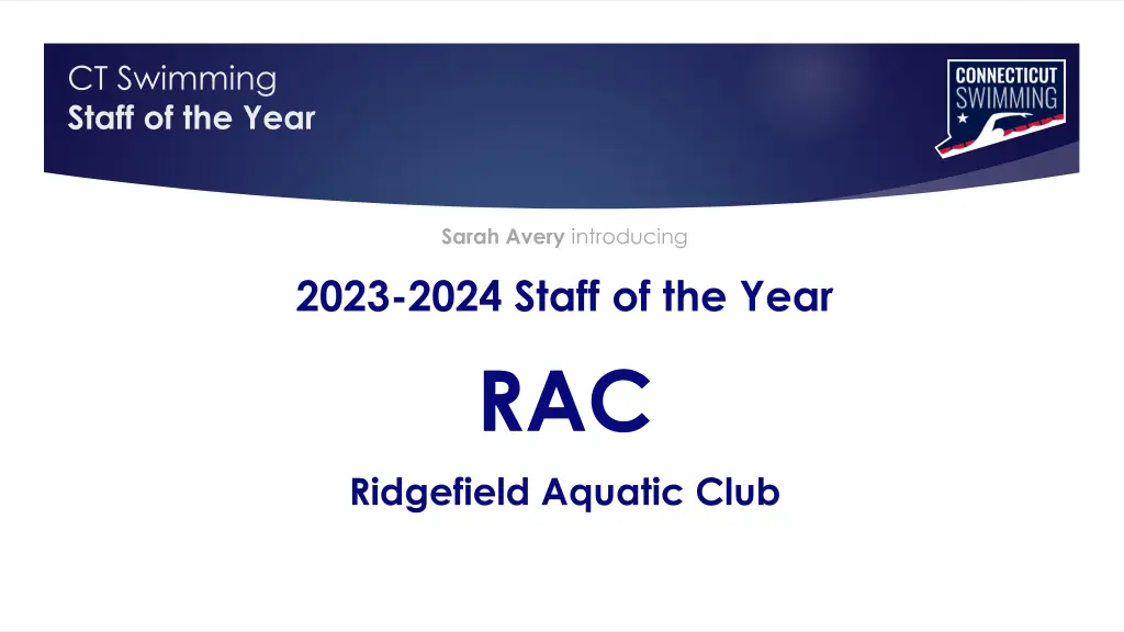 ct swimming staff of the year