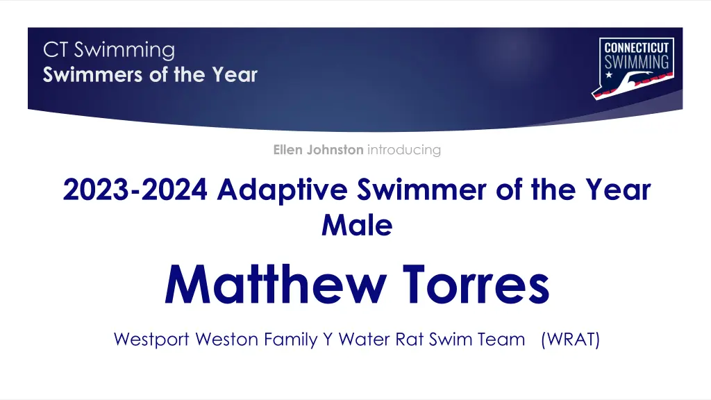 ct swimming swimmers of the year 1