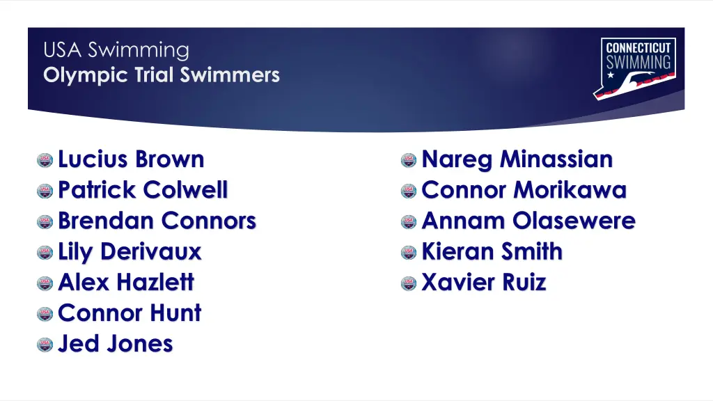 usa swimming olympic trial swimmers