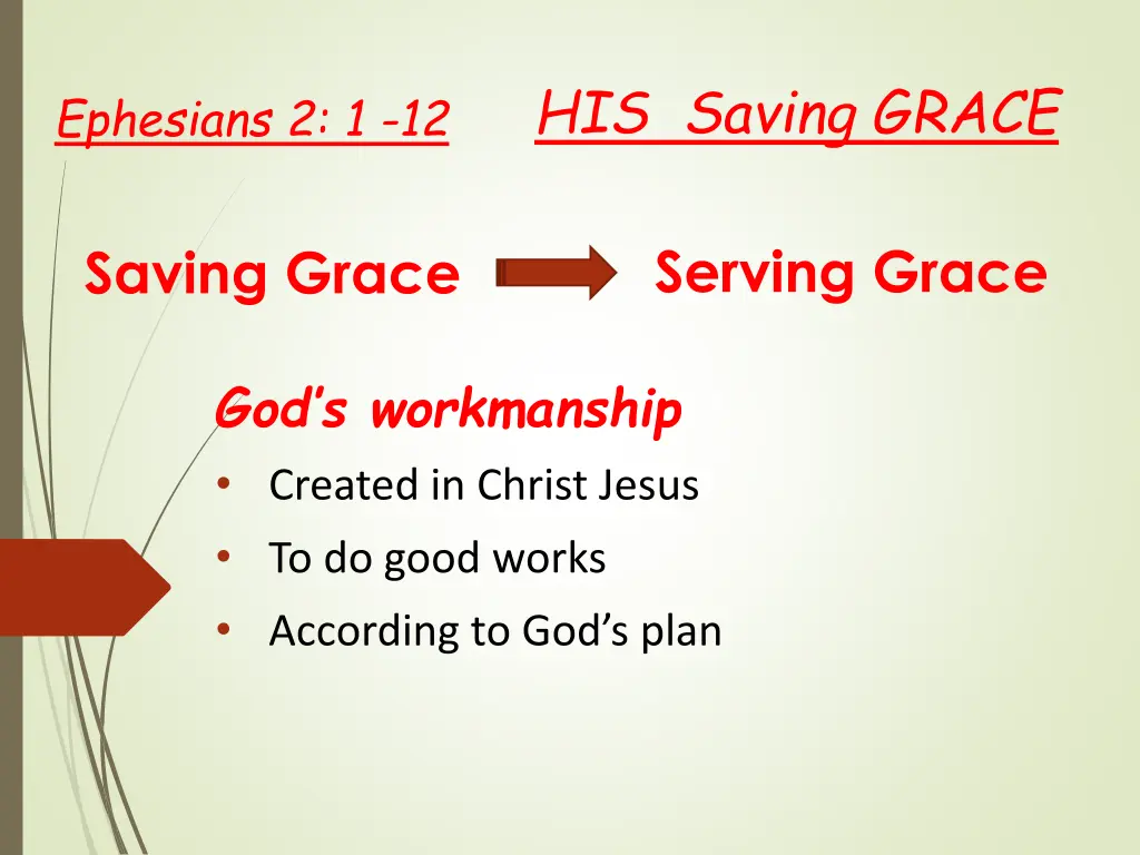 his saving grace 9