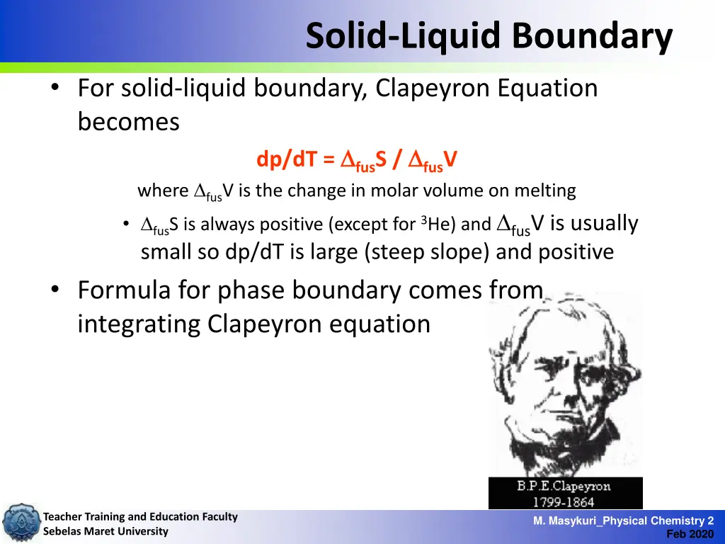 solid liquid boundary