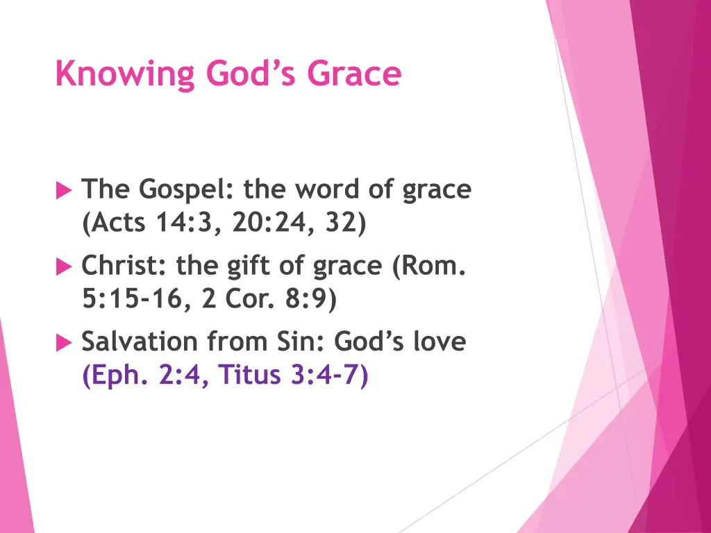 knowing god s grace 3