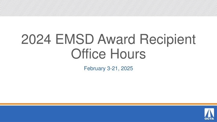 2024 emsd award recipient office hours