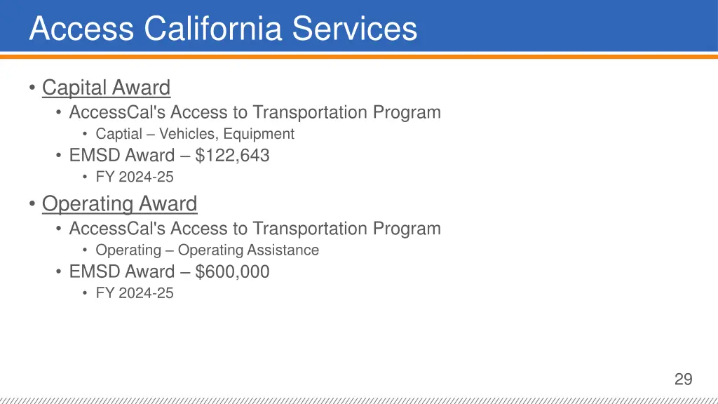 access california services