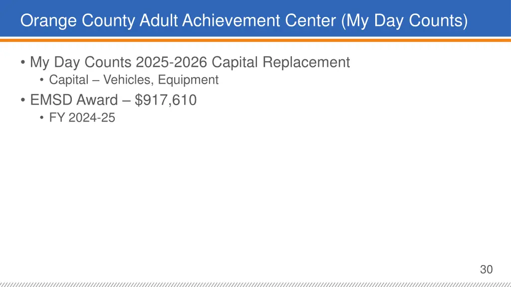 orange county adult achievement center