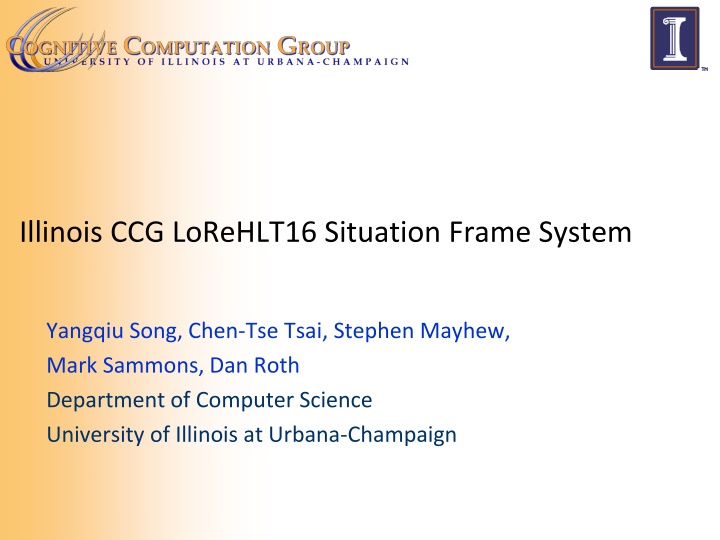 illinois ccg lorehlt16 situation frame system
