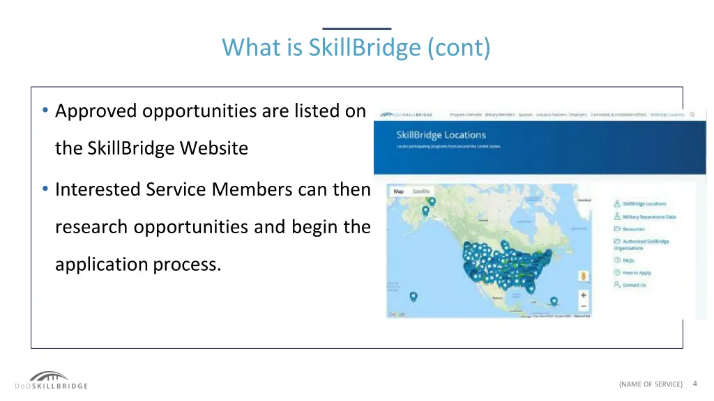 what is skillbridge cont