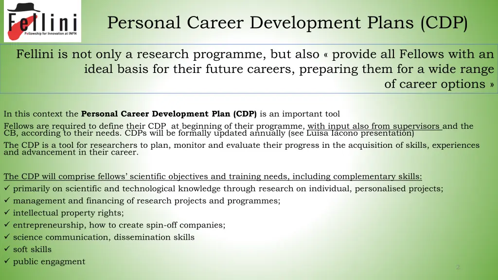 personal career development plans cdp