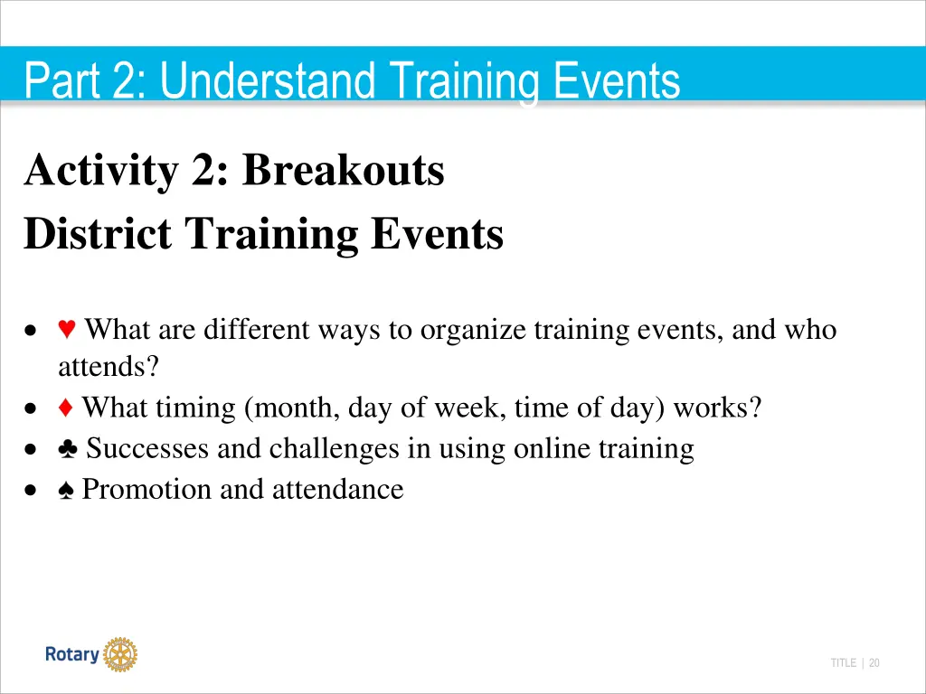part 2 understand training events 4