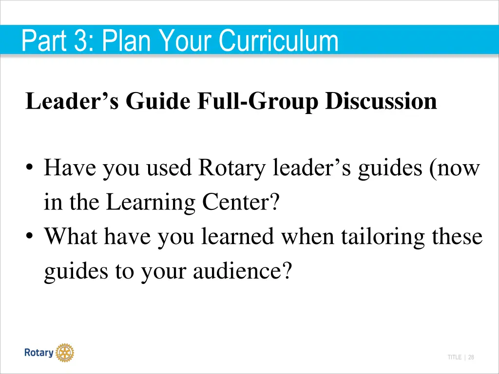 part 3 plan your curriculum 5
