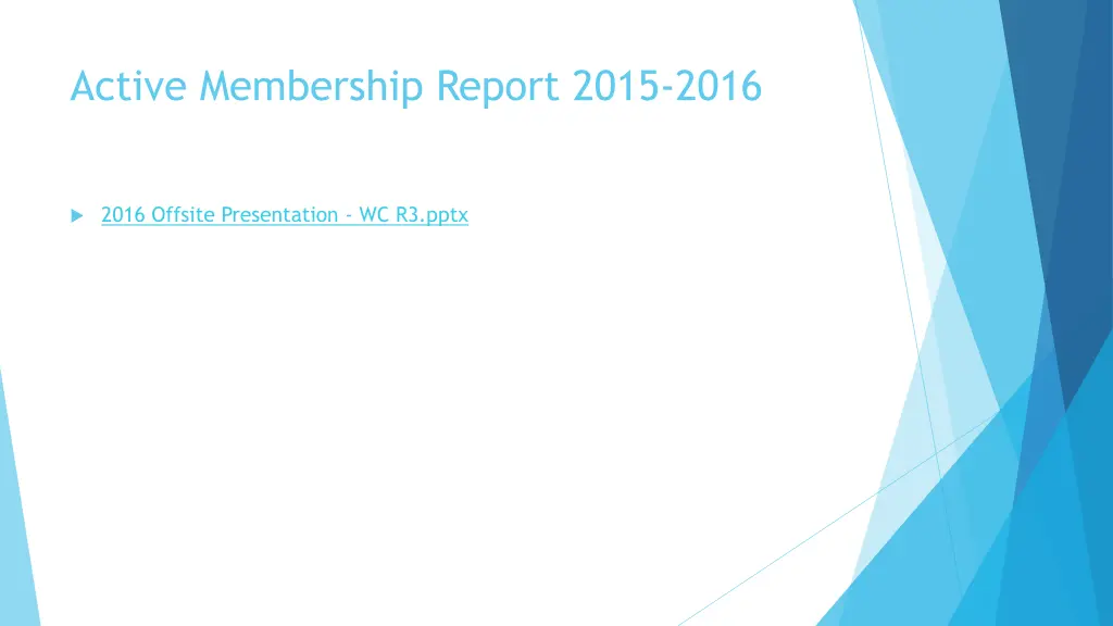 active membership report 2015 2016