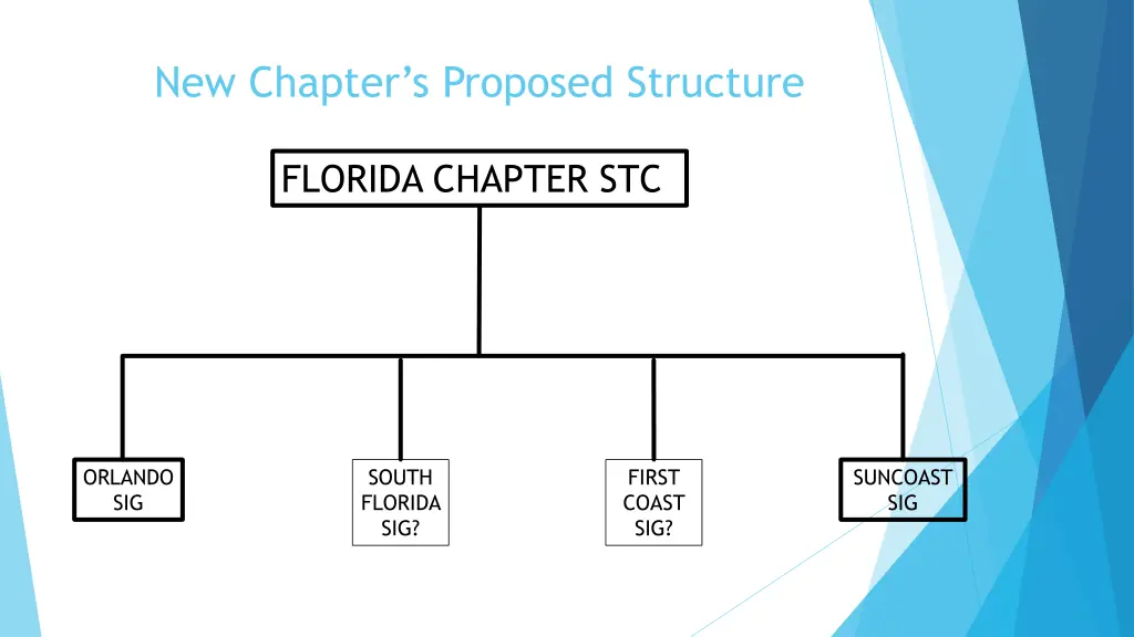 new chapter s proposed structure