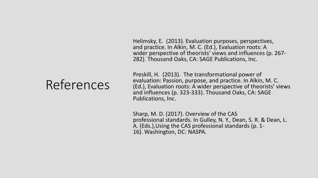 helimsky e 2013 evaluation purposes perspectives