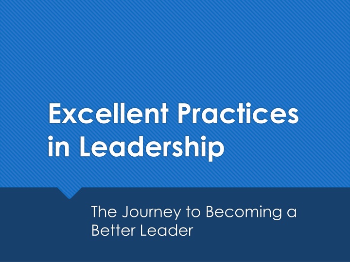 excellent practices in leadership