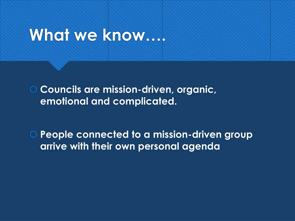 what we know