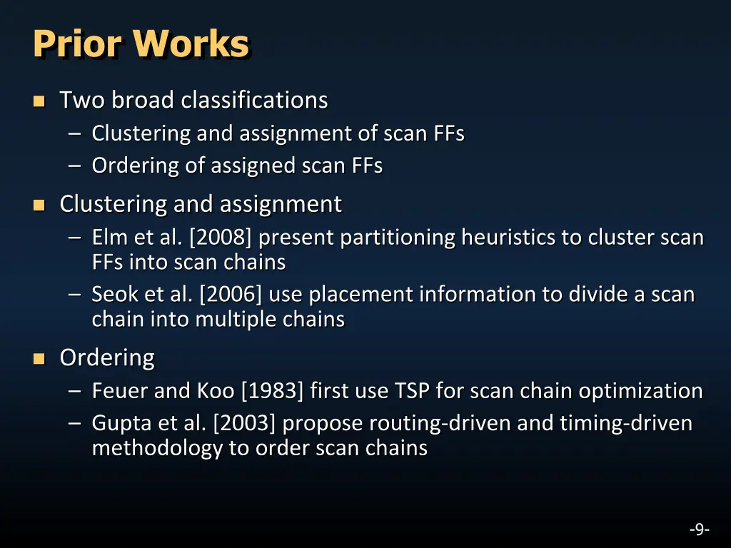 prior works