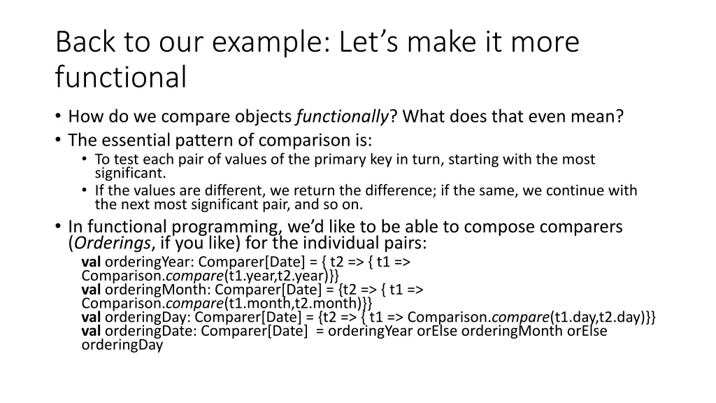 back to our example let s make it more functional
