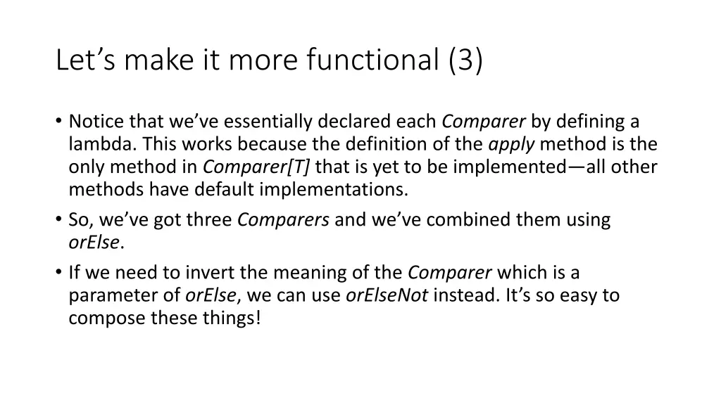 let s make it more functional 3